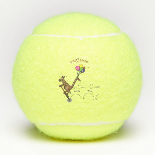 Australische humor kangaroo cartoon afbeelding tennisballen