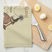 Australische humor kangaroo cartoon afbeelding theedoek (Quarter Fold)