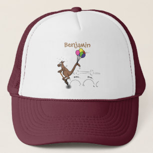 Australische humor kangaroo cartoon afbeelding trucker pet