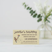 Australische humor kangaroo cartoon afbeelding visitekaartje (Staand voorkant)