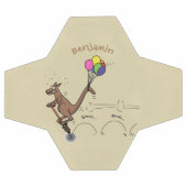 Australische humor kangaroo cartoon afbeelding voetbal (Enkel)