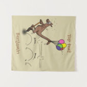 Australische humor kangaroo cartoon afbeelding wandkleed (Voorkant (horizontaal))