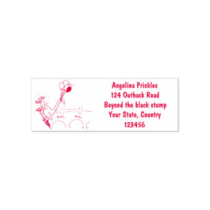 Australische humor kangaroo cartoon afbeelding zelfinktende stempel