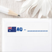 Australische id postkruising etiket (Insitu)