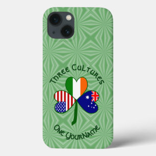 Australische Ierse Amerikaanse Shamrock Gepersonal Case-Mate iPhone Case