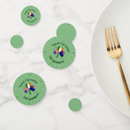 Australische Ierse Amerikaanse Shamrock gepersonal Confetti