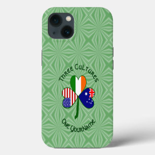 Australische Ierse Amerikaanse Shamrock Gepersonal iPhone 13 Hoesje
