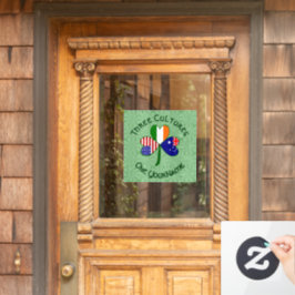 Australische Ierse Amerikaanse Shamrock gepersonal Raamsticker