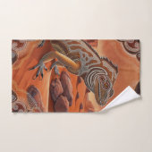 Australische Iguana Lizard Wildlife Scene Bad Handdoek (Handdoek)