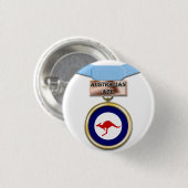 Australische ijsknop ronde button 3,2 cm (Voorkant /achterkant)