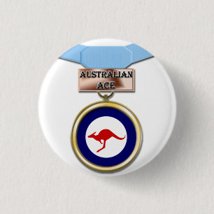 Australische ijsknop ronde button 3,2 cm