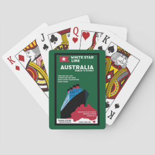 Australische immigratie kunst pokerkaarten