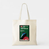 Australische immigratie  kunst tote bag (Achterkant)