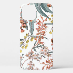 Australische inheemse bloemen. Naadloos patroon zw Case-Mate iPhone Case