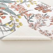 Australische inheemse bloemen. Naadloos patroon zw Sherpa Deken (3/4)