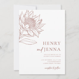 Australische inheemse botanische producten Waratah Kaart