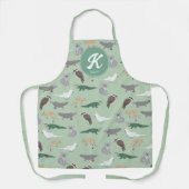 Australische inheemse dieren eucalyptus groen Init Schort (Voorkant)