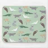 Australische inheemse dieren eucalyptus groen patr muismat (Voorkant)