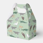 Australische inheemse dieren eucalyptus verjaardag bedankdoosjes (Achterkant)