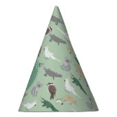Australische inheemse dieren eucalyptus verjaardag feesthoedjes (Rechts)