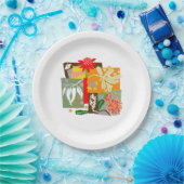 Australische inheemse flora BUSHLAND - Papieren Bordje (Feest)