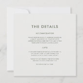 Australische inheemse gom bloesem bruiloft kaart (Achterkant)