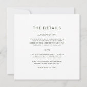 Australische inheemse gom bloesem bruiloft kaart (Achterkant)