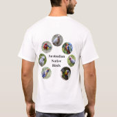 Australische inheemse vogels - Mannen T-Shirt (Achterkant)