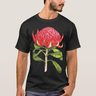 Australische inheemse Waratah bloem T-shirt