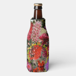 Australische inheemse wilde bloemen eigenwijze hou flesjeskoeler