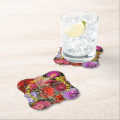 Australische inheemse wilde bloemen kartonnen onderzetters (Insitu)