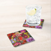 Australische inheemse wilde bloemen kartonnen onderzetters (Insitu)