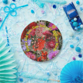 Australische inheemse wilde bloemen Klein 7" Papieren Bordje (Feest)