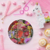 Australische inheemse wilde bloemen Klein 7" Papieren Bordje (Feest)