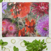 Australische inheemse wilde bloemen / thee theedoek (Gevouwen)