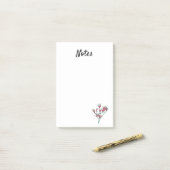 Australische inwoner Kangaroo Paw-waterverf Post-it® Notes (Op bureau)