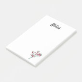 Australische inwoner Kangaroo Paw-waterverf Post-it® Notes (Schuin)