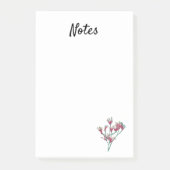 Australische inwoner Kangaroo Paw-waterverf Post-it® Notes (Voorkant)