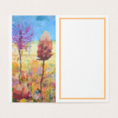 Australische Kaart van wilde bloemen (Binnenkant ongevouwen)