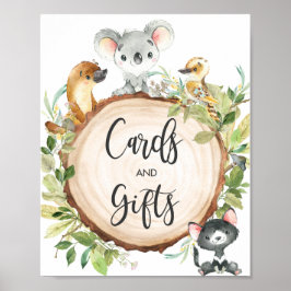 Australische Kaarten en cadeaubonborden Poster
