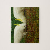 Australische kaketoes legpuzzel (Verticaal)