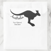 Australische Kangaroo aangepaste stickers (Tas)