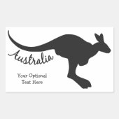 Australische Kangaroo aangepaste stickers (Voorkant)