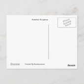 Australische Kangaroos Post-kaart Briefkaart (Achterkant)
