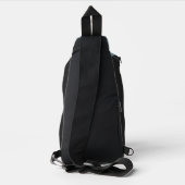 Australische Kangoeroe Aangepaste Naam & Kleur Sling Bag (Achterkant)