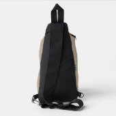 Australische Kangoeroe Aangepaste Naam & Kleur Sling Bag (Achterkant)