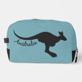 Australische Kangoeroe Aangepaste Naam & Kleur Toilettasje (Voorkant)
