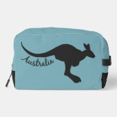 Australische Kangoeroe Aangepaste Naam & Kleur Toilettasje (Achterkant)