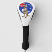 Australische Kangoeroe Golfheadcover (Voorkant)