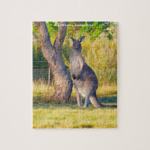 Australische kangoeroe legpuzzel